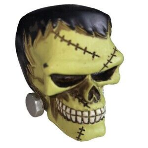 Resin & Rubber Frankenskull Shift Knob For Car Monster Sculpt VampireFreaks